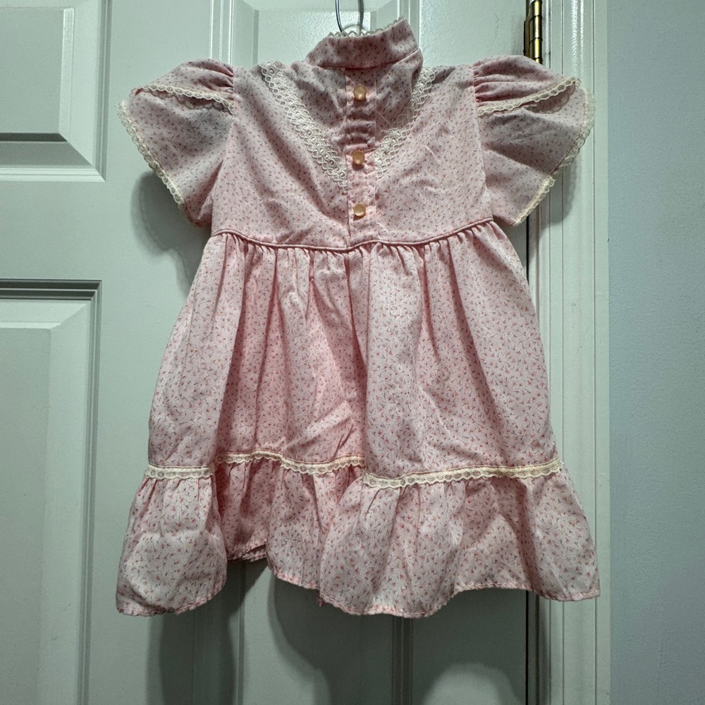 Vintage size 4 pink dress